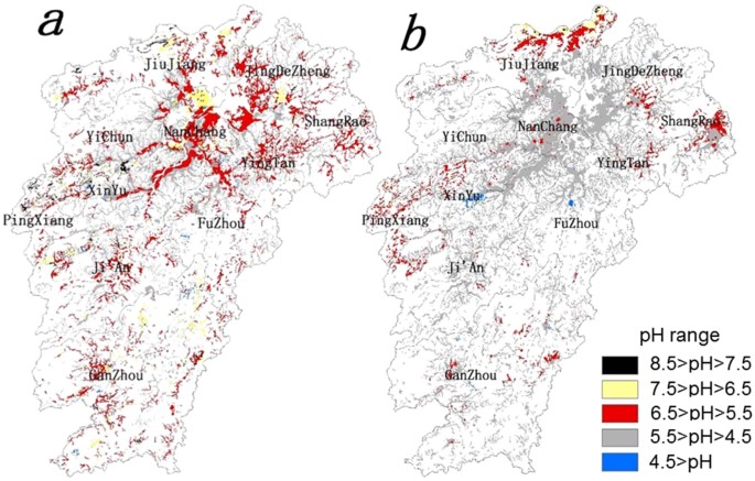 Drivers Of Spatio Temporal Changes In Paddy Soil Ph In Jiangxi Province China From 1980 To 10 Scientific Reports