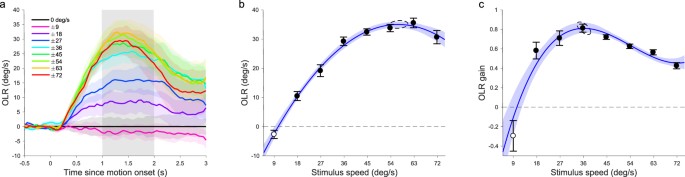 The opto-locomotor reflex as a tool to measure sensitivity to moving random dot patterns in mice