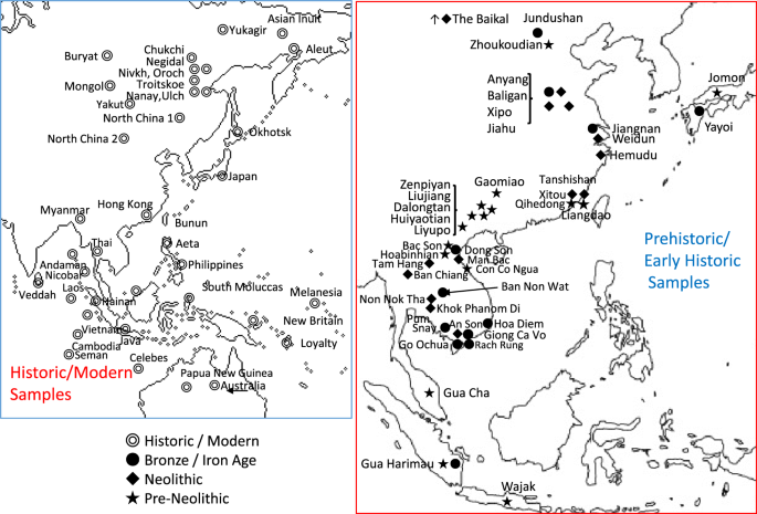 Craniometrics Reveal Two Layers Of Prehistoric Human Dispersal In Eastern Eurasia Scientific Reports
