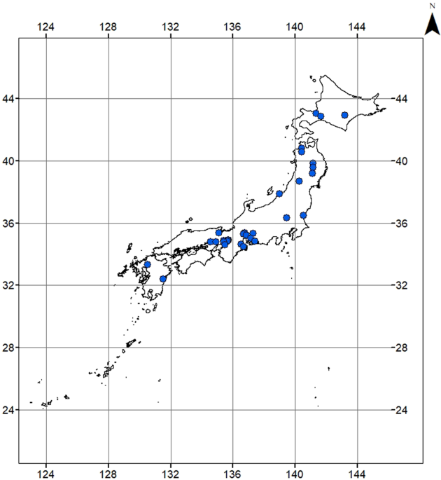River Metabolism Along A Latitudinal Gradient Across Japan And In