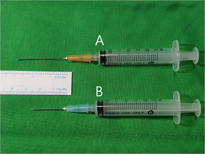 Comparison of cytological adequacy and pain scale score in  ultrasound-guided fine-needle aspiration of solid thyroid nodules for  liquid-based cytology with with 23- and 25-gauge needles: a single-center  prospective study