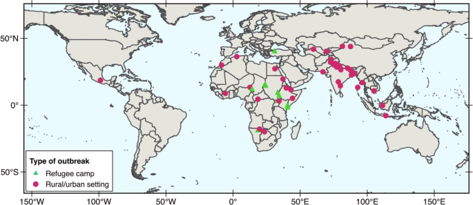 Population Density And Water Balance Influence The Global Occurrence Of Hepatitis E Epidemics Scientific Reports
