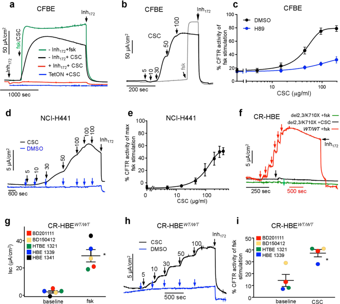 Phosphorylation Dependent Modulation Of Cftr Macromolecular Signalling Complex Activity By Cigarette Smoke Condensate In Airway Epithelia Scientific Reports