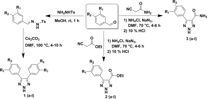 Synthesis of 3,4,5-Trisubstituted-1,2,4-triazoles