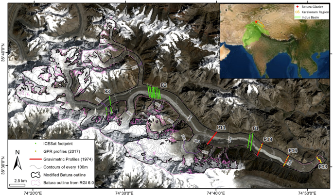 Post-20th century near-steady state of Batura Glacier: observational  evidence of Karakoram Anomaly | Scientific Reports