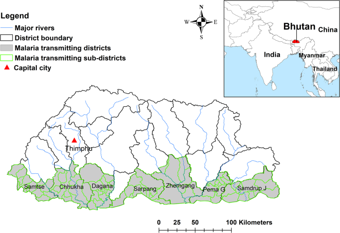 A Spatio Temporal Analysis To Identify The Drivers Of Malaria Transmission In Bhutan Scientific Reports