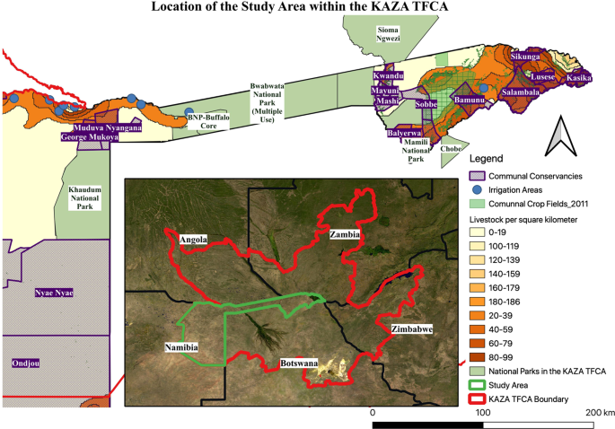 Transfrontier Conservation Areas and Human-Wildlife Conflict: The Case of  the Namibian Component of the Kavango-Zambezi (KAZA) TFCA | Scientific  Reports
