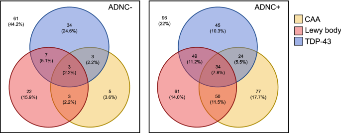 Association Of Tdp 43 Proteinopathy Cerebral Amyloid Angiopathy And Lewy Bodies With Cognitive Impairment In Individuals With Or Without Alzheimer S Disease Neuropathology Scientific Reports