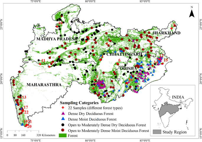 Improved Ndvi Based Proxy Leaf Fall Indicator To Assess Rainfall Sensitivity Of Deciduousness In The Central Indian Forests Through Remote Sensing Scientific Reports