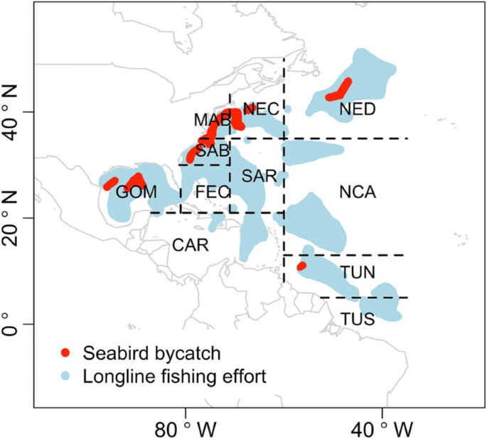 Climate driven spatiotemporal variations in seabird bycatch