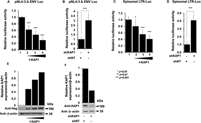 Inhibition Of Hiv 1 Gene Transcription By Kap1 In Myeloid Lineage Scientific Reports