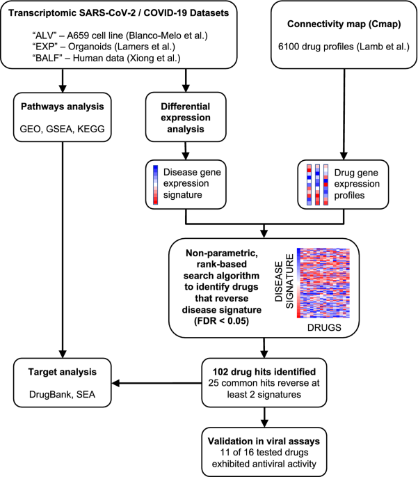 Transcriptomics Based Drug Repositioning Pipeline Identifies Therapeutic Candidates For Covid 19 Scientific Reports