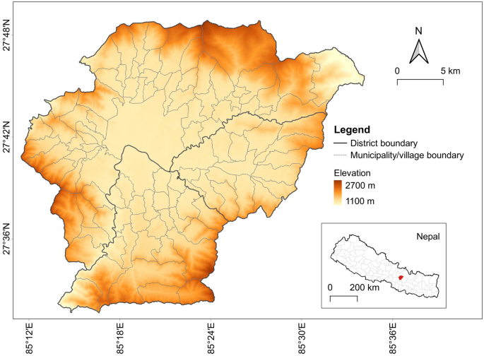 Urban growth modelling and social vulnerability assessment for a hazardous  Kathmandu Valley