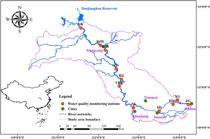 Spatiotemporal variation evaluation of water quality in middle and lower Han River, China | Scientific Reports - Nature.com