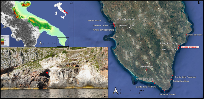 Stratigraphic reassessment of Grotta Romanelli sheds light on Middle-Late  Pleistocene palaeoenvironments and human settling in the Mediterranean |  Scientific Reports