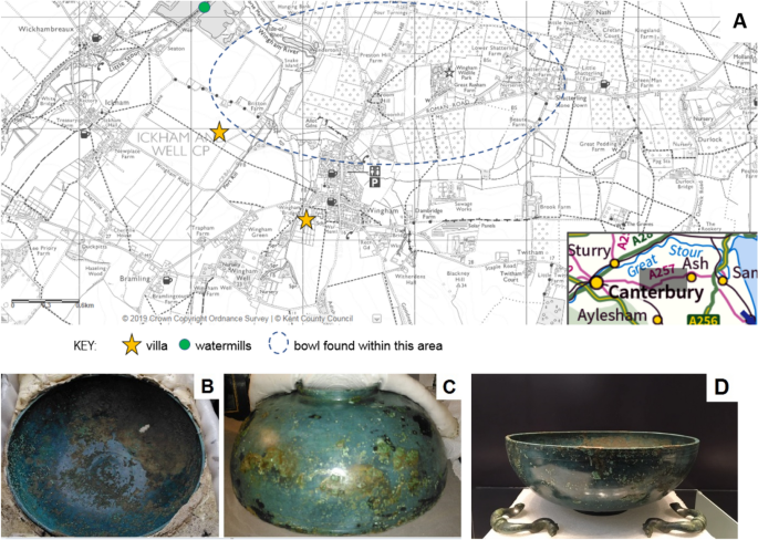 The influence of pesticides on the corrosion of a Roman bowl excavated in Kent, UK | Scientific Reports