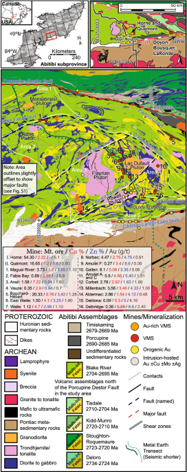 The implications of crustal architecture and transcrustal upflow zones on the metal endowment of a world-class mineral district | Scientific Reports - Nature.com