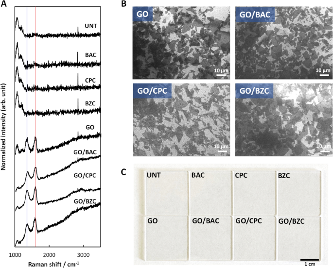 Sustained antibacterial coating with graphene oxide ultrathin film combined with cationic surface-active agents in a wet environment | Scientific Reports