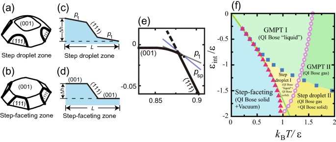 Slope–temperature faceting diagram for macrosteps at equilibrium | Scientific Reports