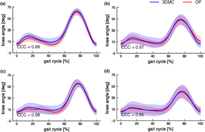 Verification of gait analysis method fusing camera-based pose estimation  and an IMU sensor in various gait conditions