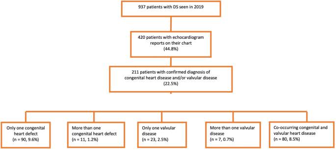 Evaluation of congenital and acquired heart diseases in a spanish cohort of adults with down syndrome