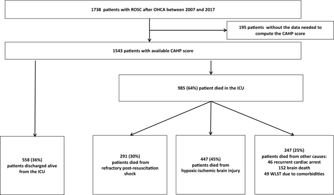 Association between the Cardiac Arrest Hospital Prognosis (CAHP ... - Nature.com