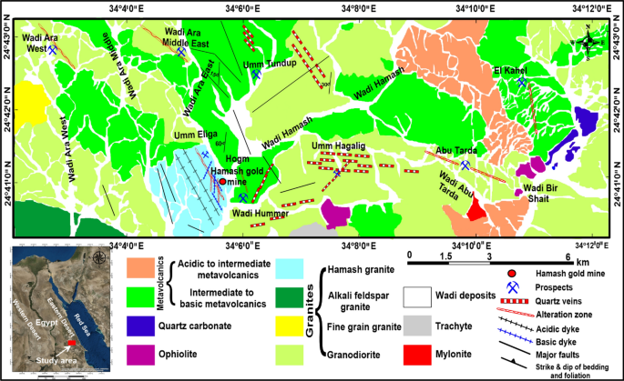 The geochemistry, origin, and hydrothermal alteration mapping