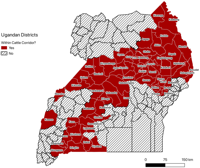Prevalence of African animal trypanosomiasis among livestock and 