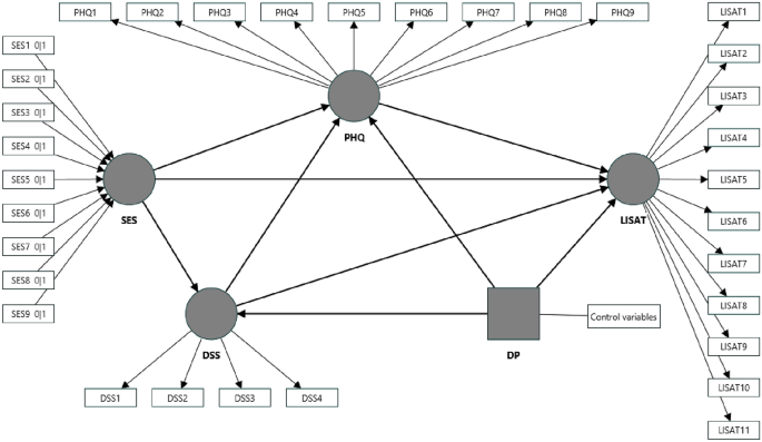 The effect of socioeconomic status, depression, and diabetes symptoms ...