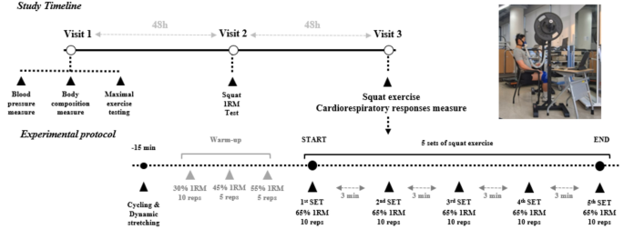 Cardiorespiratory and aerobic demands of squat exercise – Scientific Reports