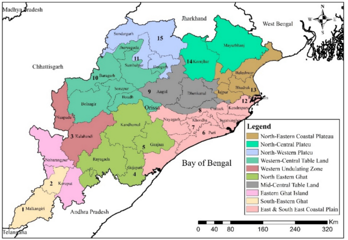 Monsoon rainfall trends and change point detection affecting kharif paddy ecosystems and gross primary productivity in Odisha - Scientific Reports