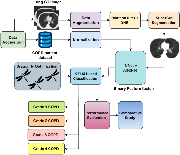 A robust chronic obstructive pulmonary disease classification model using dragonfly optimized kernel extreme learning machine
