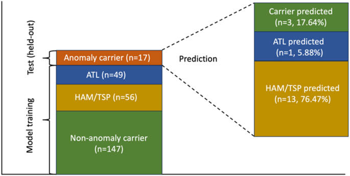 Machine Learning Insights into High-Risk Carriers of HTLV-1-Associated Myelopathy