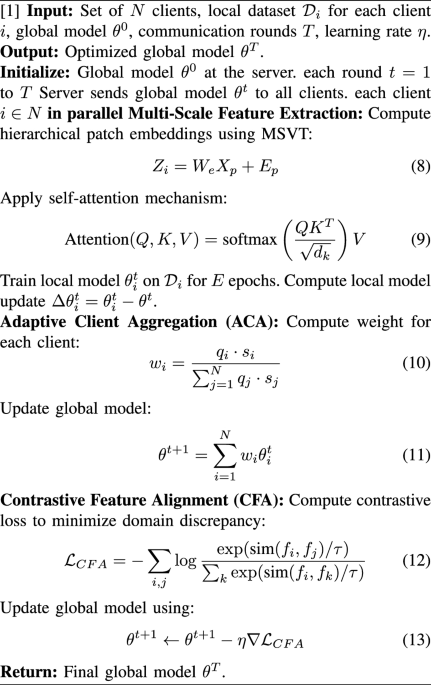 Federated multi scale vision transformer with adaptive client aggregation for industrial defect detection