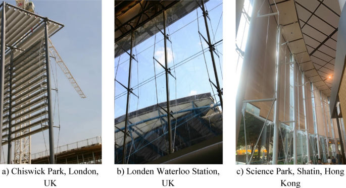 Numerical simulation and design recommendations for prestressed steel stayed columns subjected to static and dynamic effects