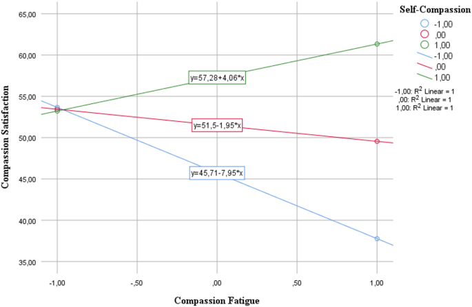 Moderating effect of self compassion on compassion fatigue and satisfaction among counselors