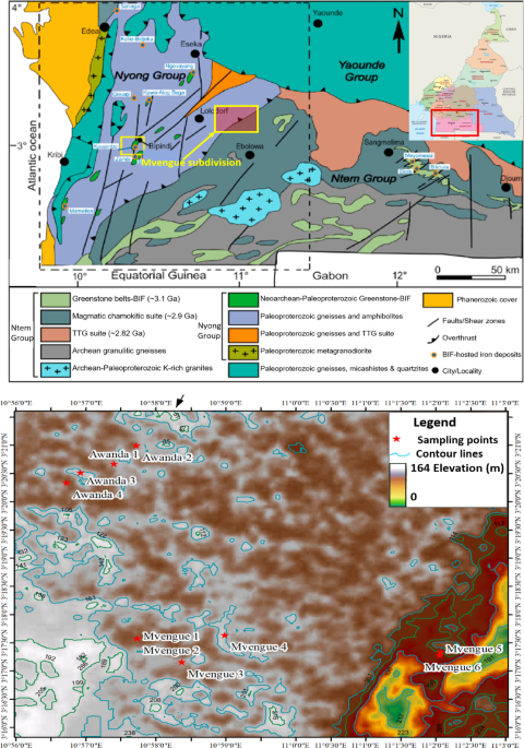 Energy dispersive X-ray fluorescence characterization of soil and its geological provenance assessment – Mvengue subdivision of Cameroon