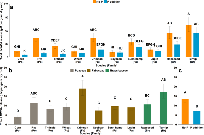 Soil phosphorus availability as affected by root exudates of cover crop ...