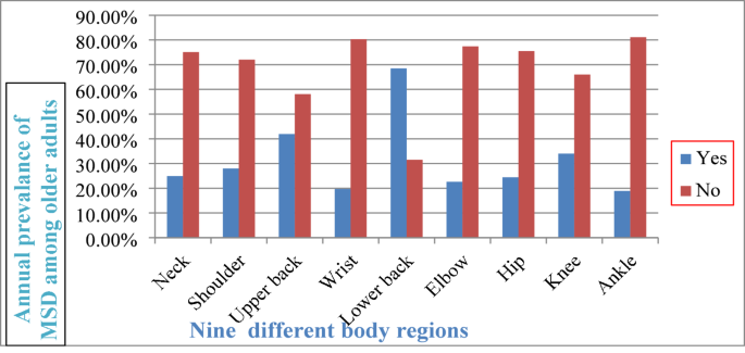 Prevalence and associated factors of musculoskeletal disorders among older adults living in Bahir Dar City Ethiopia cross-sectional study