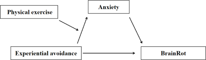 Physical exercise moderated the mediating role of anxiety between ...