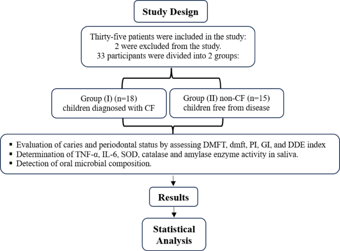 The role of salivary biochemical markers and dental indices in the assessment of oral health of Egyptian children with cystic fibrosis: an exploratory study
