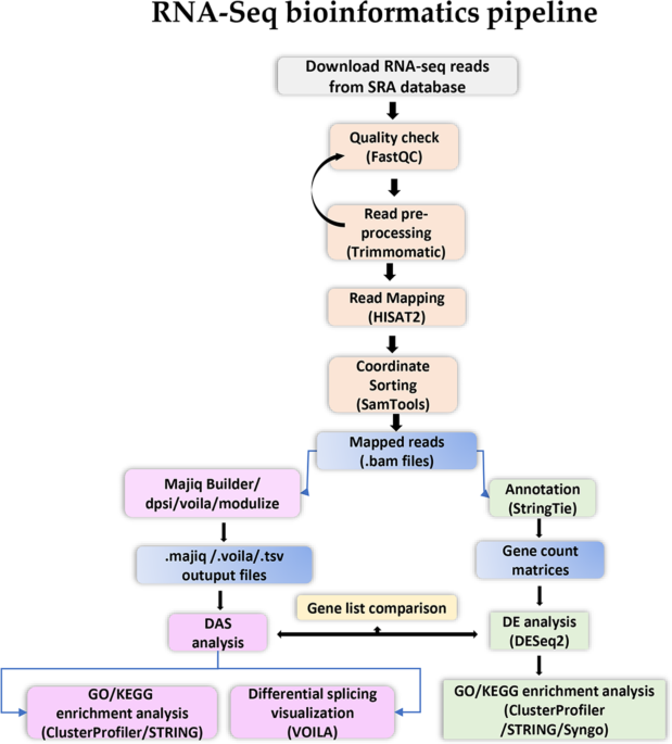 Integrated gene expression and alternative splicing analysis in human ...