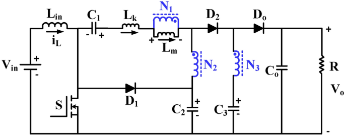 Soft switched high gain trans inverse DC-DC converter based on three ...