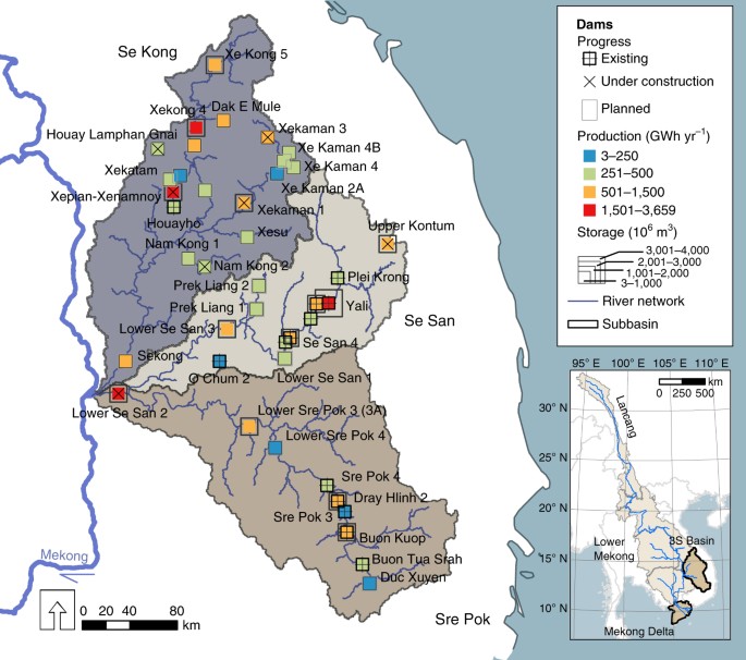 Improved trade-offs of hydropower and sand connectivity by strategic dam planning in the mekong
