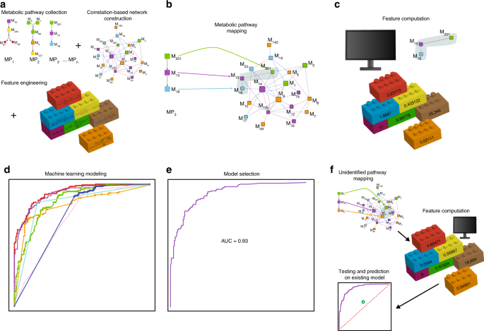 Combined network analysis and machine learning allows the prediction of metabolic pathways from tomato metabolomics data