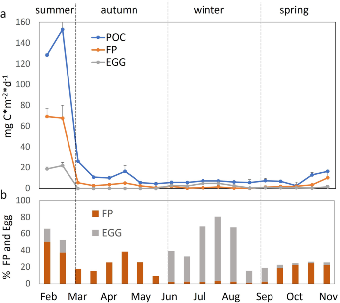 Life strategy of antarctic silverfish promote large carbon export in terra nova bay, ross sea