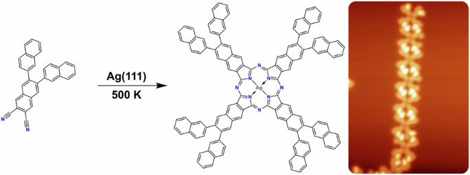on-surface-synthesis-of-phthalocyanines-with-extended-electron-systems-communications-chemistry