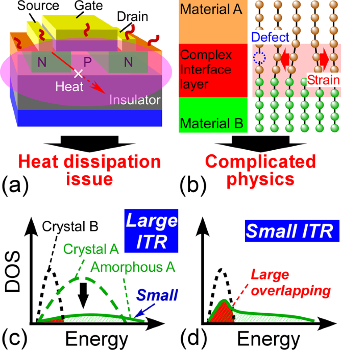 Heat transport through propagon-phonon interaction in epitaxial