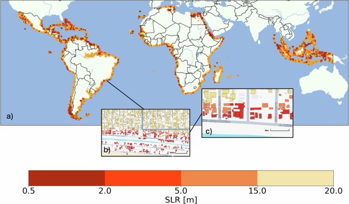 Maximum Sea Level Rise Map Assessing the exposure of buildings to long-term sea level rise across ...