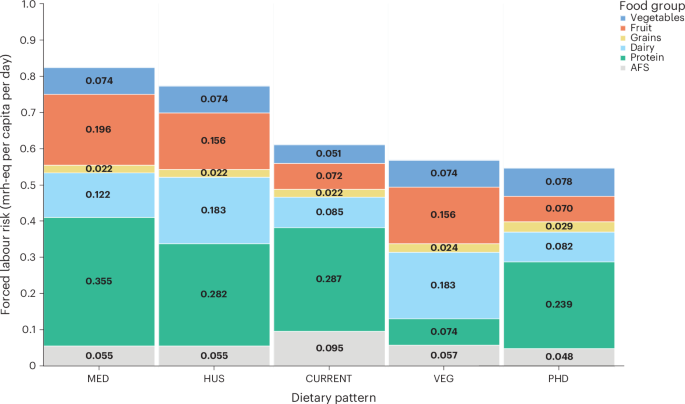 Current and recommended diets in the USA have embedded forced labour risk - Nature Food